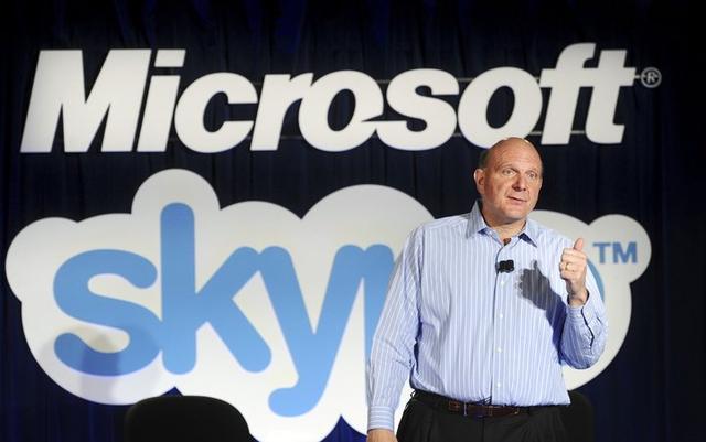 微软收购skype
